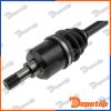 Demi-Arbre de Transmission gauche pour CITROEN | NPW-CT-075, 12-161410